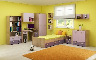 Camera pentru copii Kimi 2 Sonoma deschis + Violet