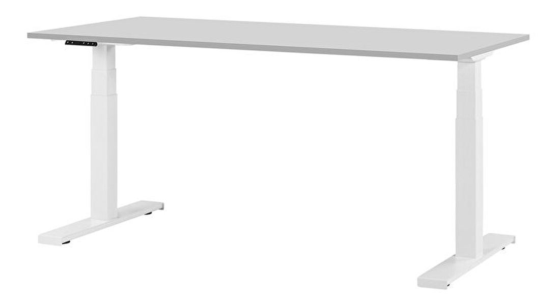 Masă de scris DESIRA II (180x80 cm) (gri) (electric reglabil)