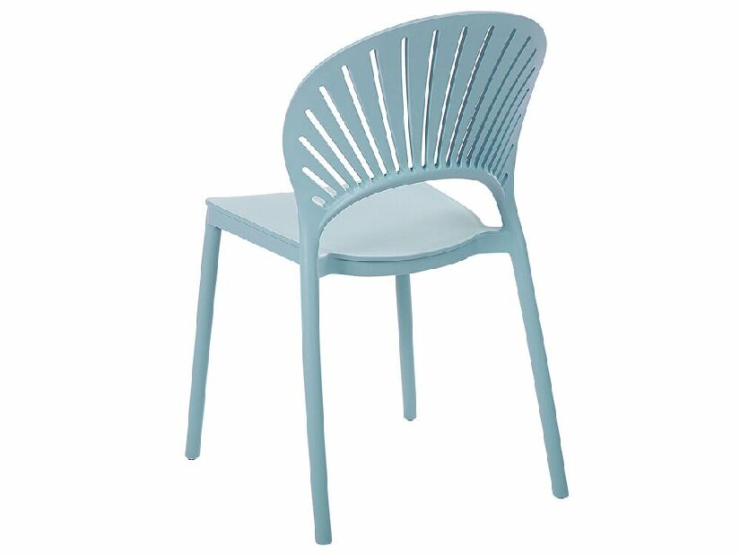 Set 4 buc scaune de sufragerie Ostza (albastru)