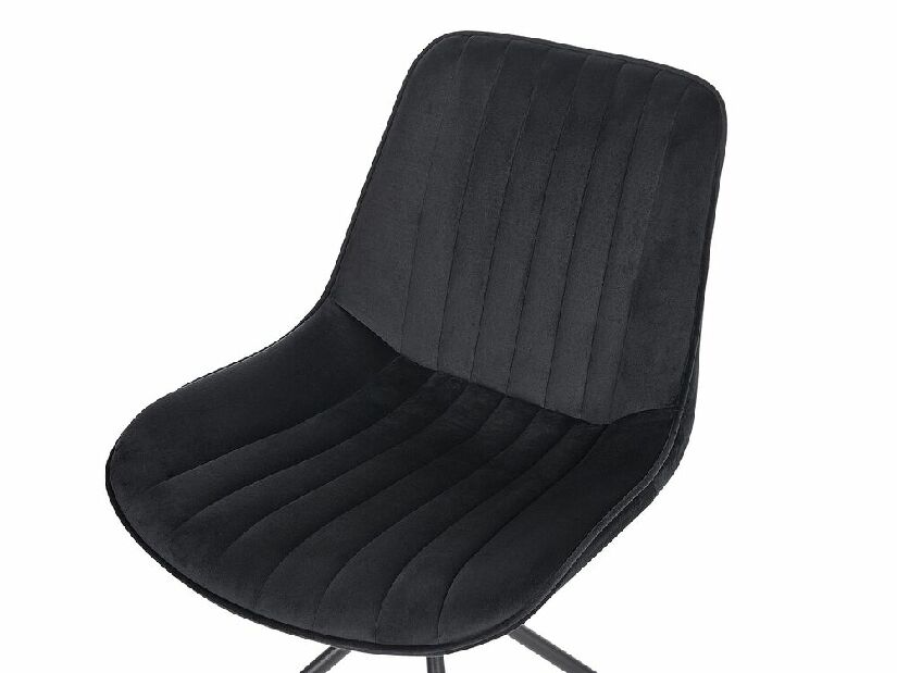 Set 2 buc scaune de sufragerie Navza (negru)