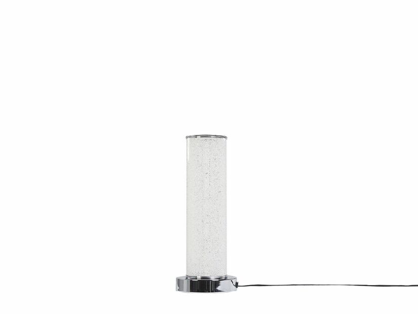 Lampă de masă HAFFRO (alb + argintiu)
