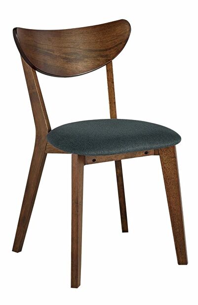 Set 2 buc scaun tip bar Ejus (lemn închis)