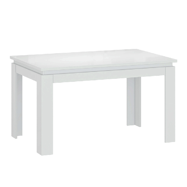Masă de sufragerie Lafer (alb) (pentru 4 6 persoane) *vânzare stoc