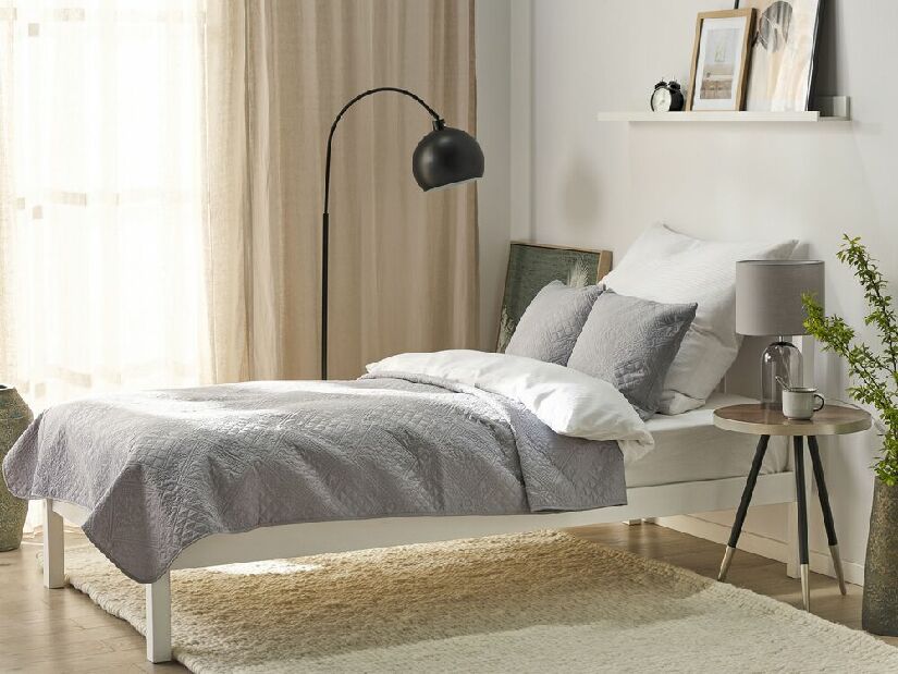 Set cuvertură pat și 2 perne 160 x 220 cm Asbjorn (gri)
