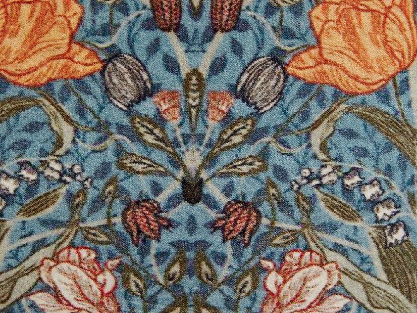 Set 2 buc perne decorative 45 x 45 cm Miranda (albastru + portocaliu