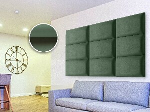Panou tapițat Soundless 40x30 cm (verde)