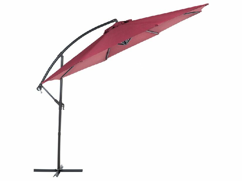Umbrelă de grădină 300 cm RAVONA (metal) (roșu închis)