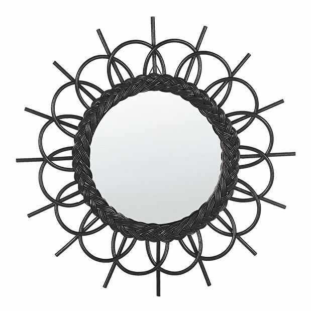 Oglindă de perete Thais (negru) 