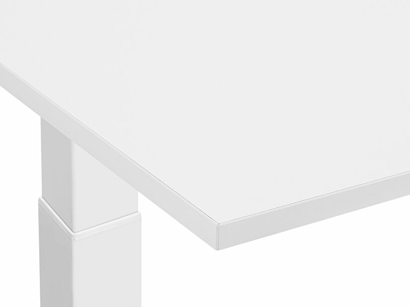 Masă de scris DESIRA II (180x80 cm) (alb) (reglabil manual)