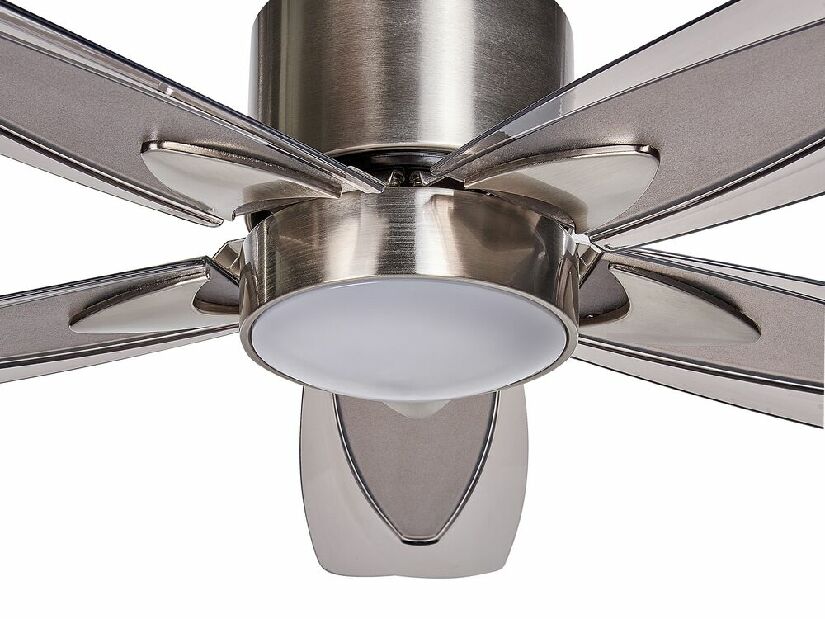 Ventilator de tavan cu iluminat Coty (argintiu)