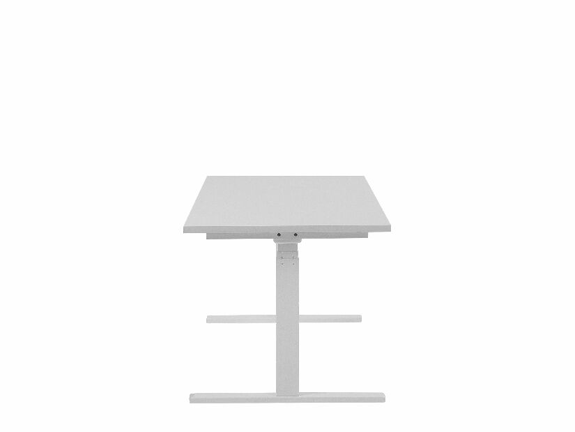 Masă pentru scris UPPER II (130 x 72 cm) (MDF) (reglabil manual) (alb)