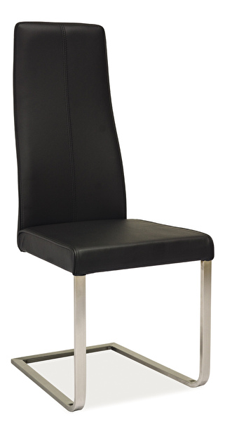 Scaun de sufragerie H 866 (piele ecologică negru)