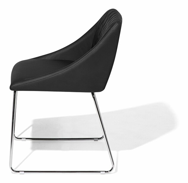 Set 2 buc. scaune pentru sufragerie Aricata (negru)