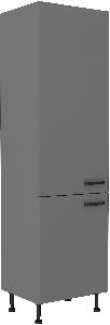 Dulap de alimente încorporat pentru frigider Nesia 60 LO-215 2F (Antracit)