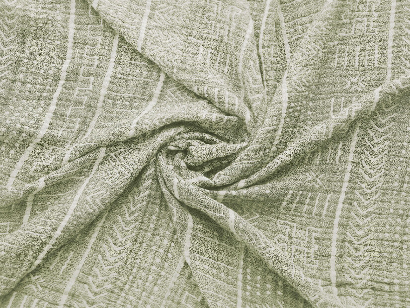 Cuvertură pentru pat 220 x 240 cm Etna (Marin + Verde)