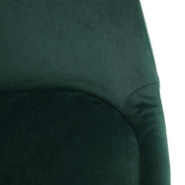 Scaun de sufragerie Blanche (emerald + negru)