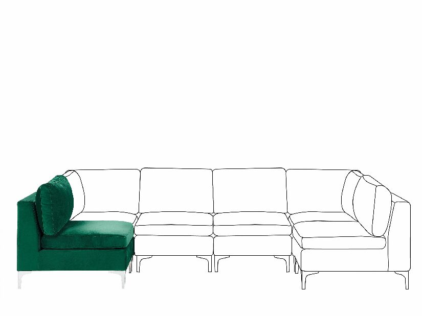 Modul rohovej sedačky EVENA (verde)