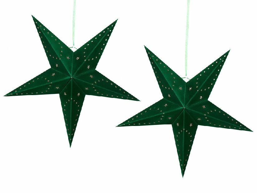 Set 2 buc stele suspendate 60 cm Monti (verde)