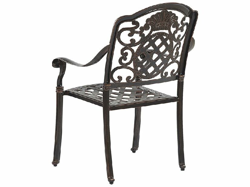 Set 4 buc. scaune de grădină SALIO (plastic) (maro)