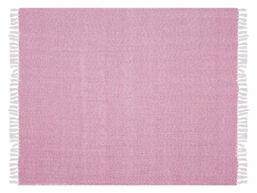 Pătură 160x130 cm TANAMI (textil) (roz)