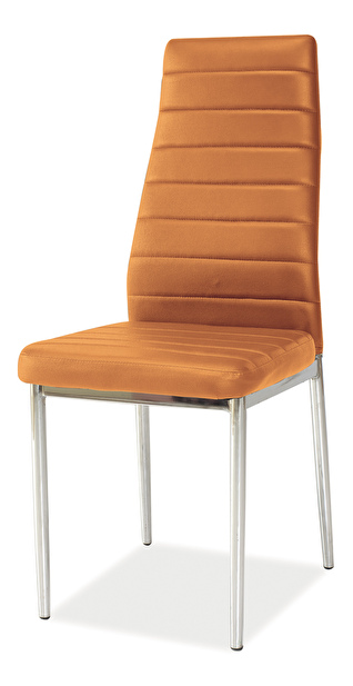 Scaun de sufragerie H 261 (piele ecologică portocaliu)