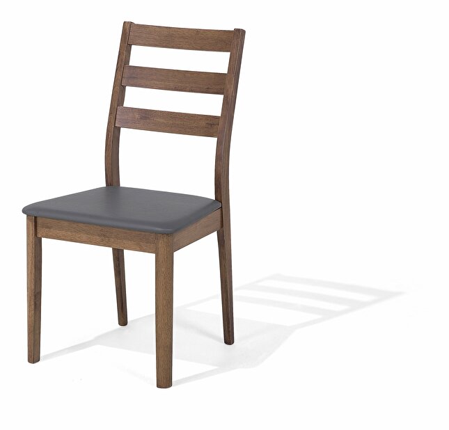 Set 2 buc. scaune pentru sufragerie Mesto (lemn închis)