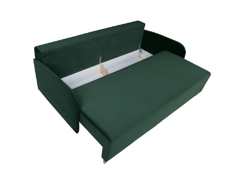 Canapea cu trei locuri Lajona Lux 3DL (verde închis)