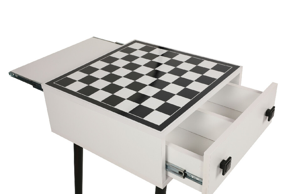 Măsuță pentru șach Chess (alb + negru)