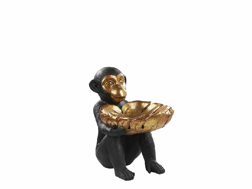 Figurină decorativă SOMUN (negru + auriu)