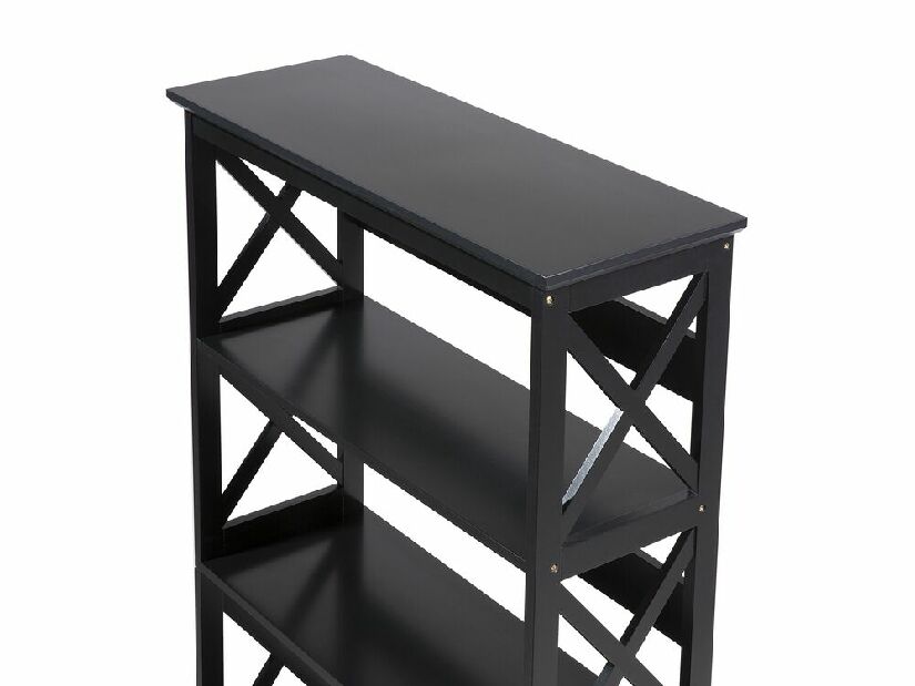 Set mobilier birou Frida (lemn deschis + Oțel negru)