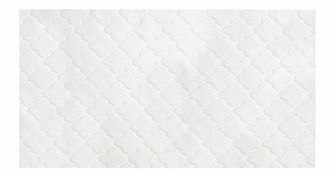 Covor din blană artificială 80 x 150 cm Gharry (alb)