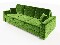 Canapea extensibilă Kineton (verde)