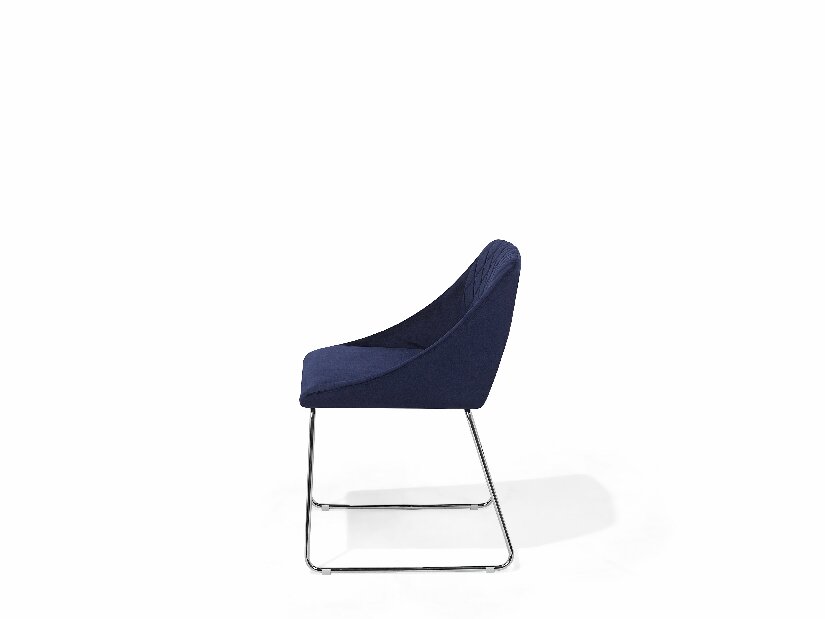 Set 2 buc. scaune pentru sufragerie Aricata (albastru marin)