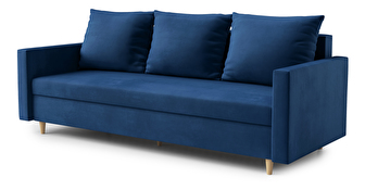 Canapea trei locuri Allie (albastru închis)