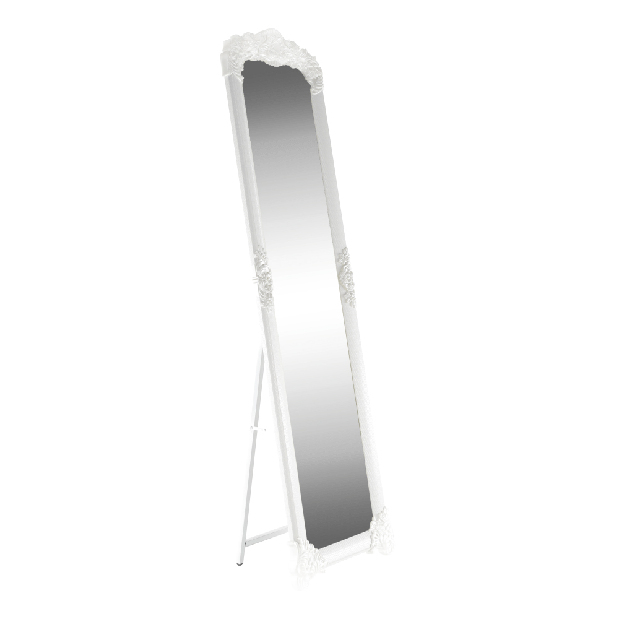 Oglindă Cassio (alb + argintiu)