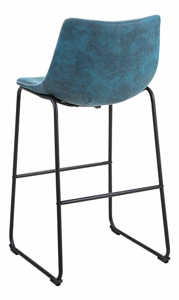 Set scaune tip bar 2buc. Franklin (albastru)