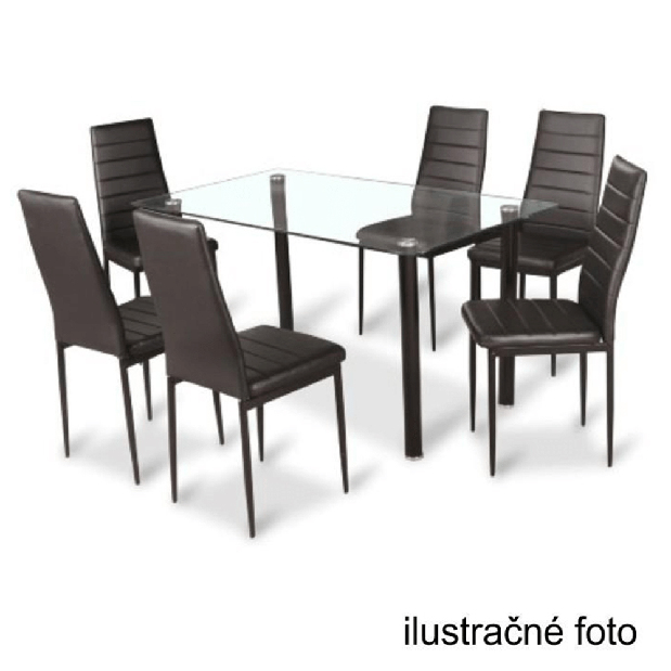 Set 6buc. scaune de sufragerie Collort nova (bej piele ecologică) *vânzare stoc