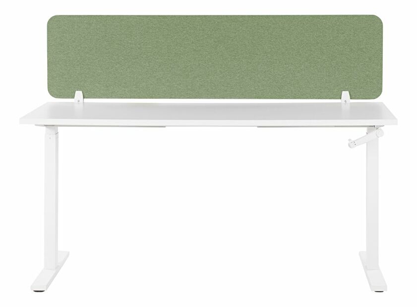 Panou separator birou 160 x 40 cm Walda (verde) 