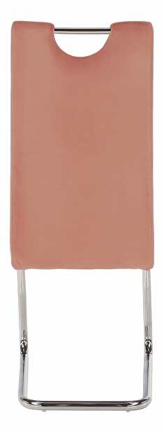 Scaun de sufragerie Canary NEW (roz + cusătură)