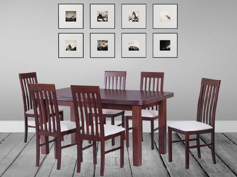 Set masă scaune pentru sufragerie Lumus (pentru 6 până la 8 persoane)