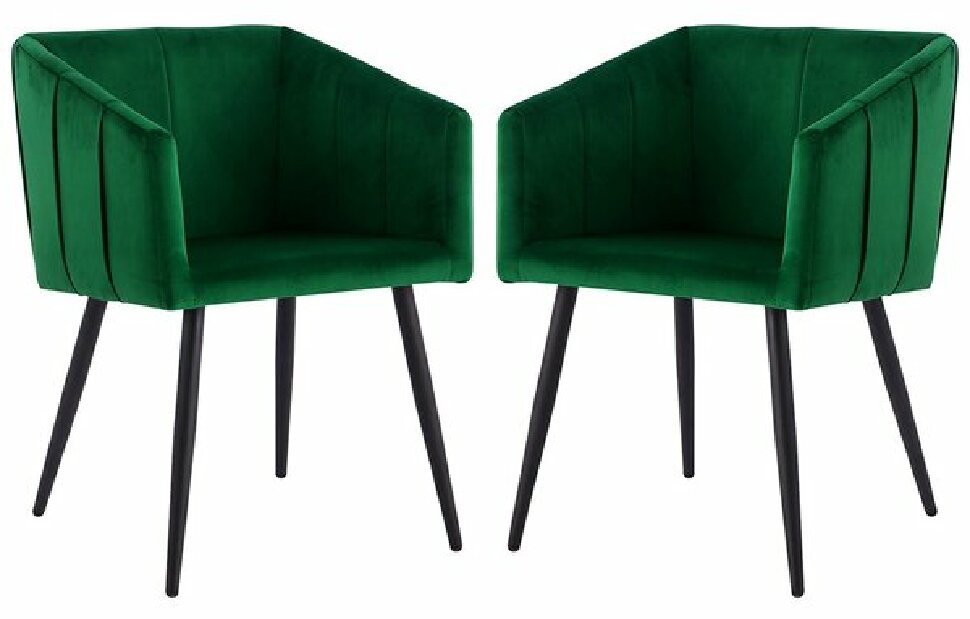 Set 2 buc scaune de sufragerie Archie 226 (verde) *vânzare