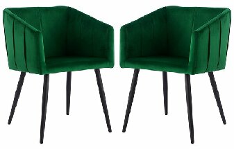 Set 2 buc scaune de sufragerie Archie 226 (verde) *vânzare