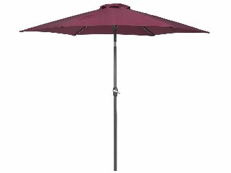 Umbrelă de grădină 270 cm VARENA (aluminiu) (roșu închis)