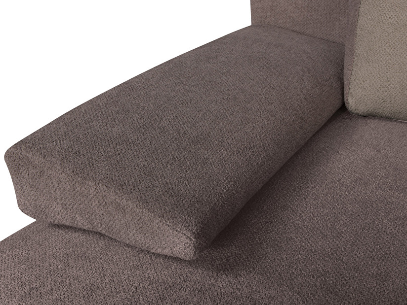 Canapea cu trei locuri Kasola Lux 3DL (gri maro)