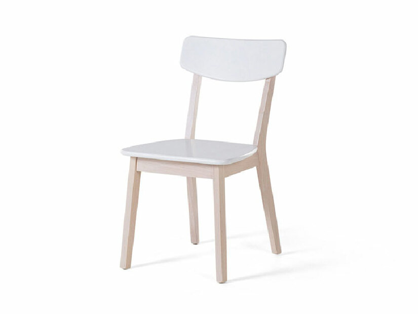 Set 2 buc. scaune pentru sufragerie Salmos (alb)
