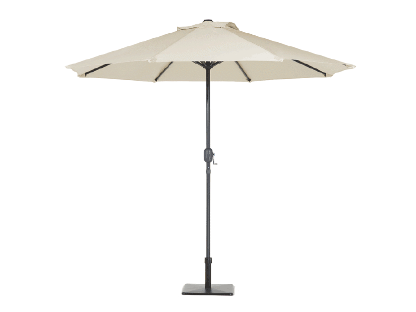 Umbrelă de grădină 266 cm RANTOUL (poliester) (bej deschis)