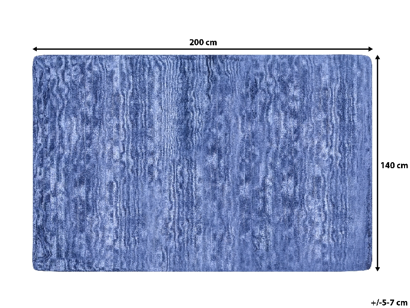 Covor 200x140 cm Gari (albastru marin)