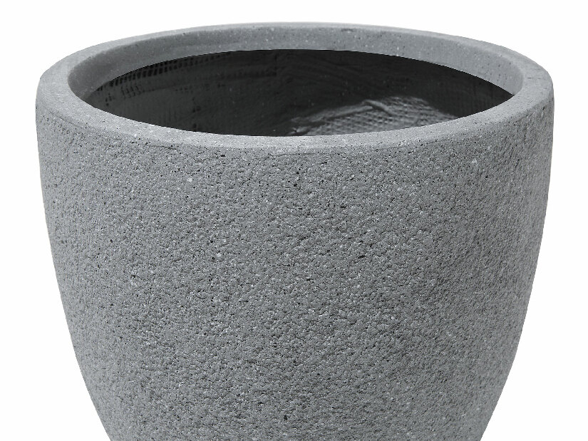 Set 3 buc ghiveci KERMAN (ceramică) (gri)