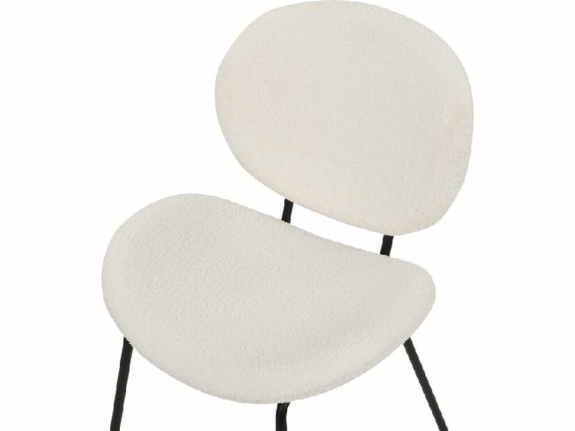 Set 2 buc scaune de sufragerie Luaza (alb)