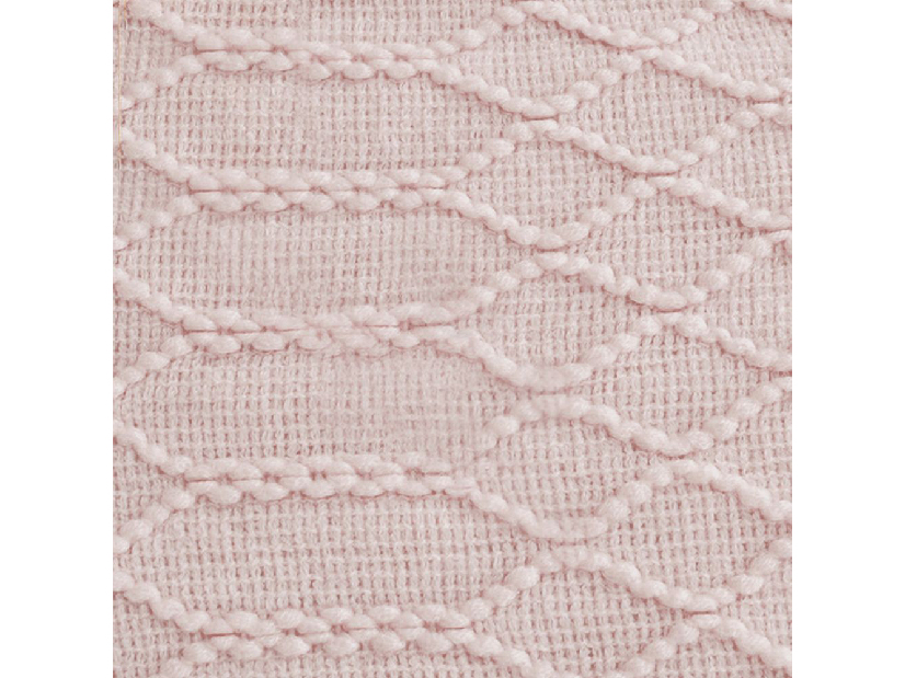 Pătură tricotată cu franjuri 120x150 cm Solia Typ 1(svetloroz)